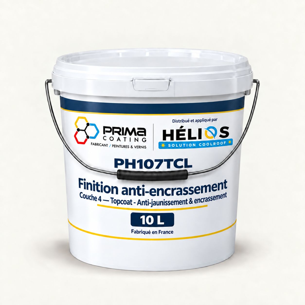 Seau de finition anti-encrassement PH107TCL, 10 L, couche 4 du système PrimaTherm®
