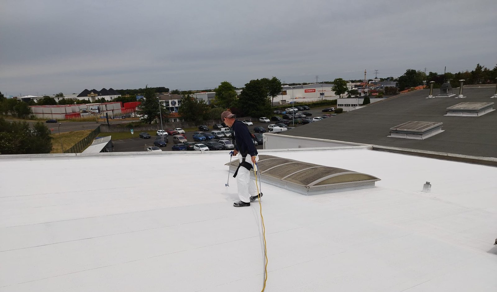 CoolRoof et décret tertiaire avant après Hélios