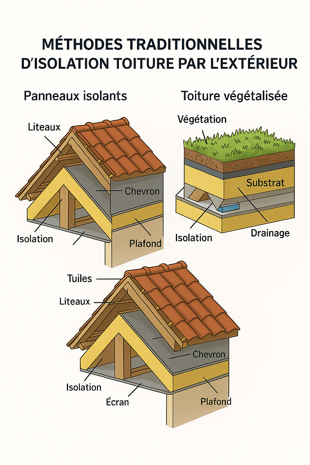 Toiture végétalisée comme alternative à la végétalisation