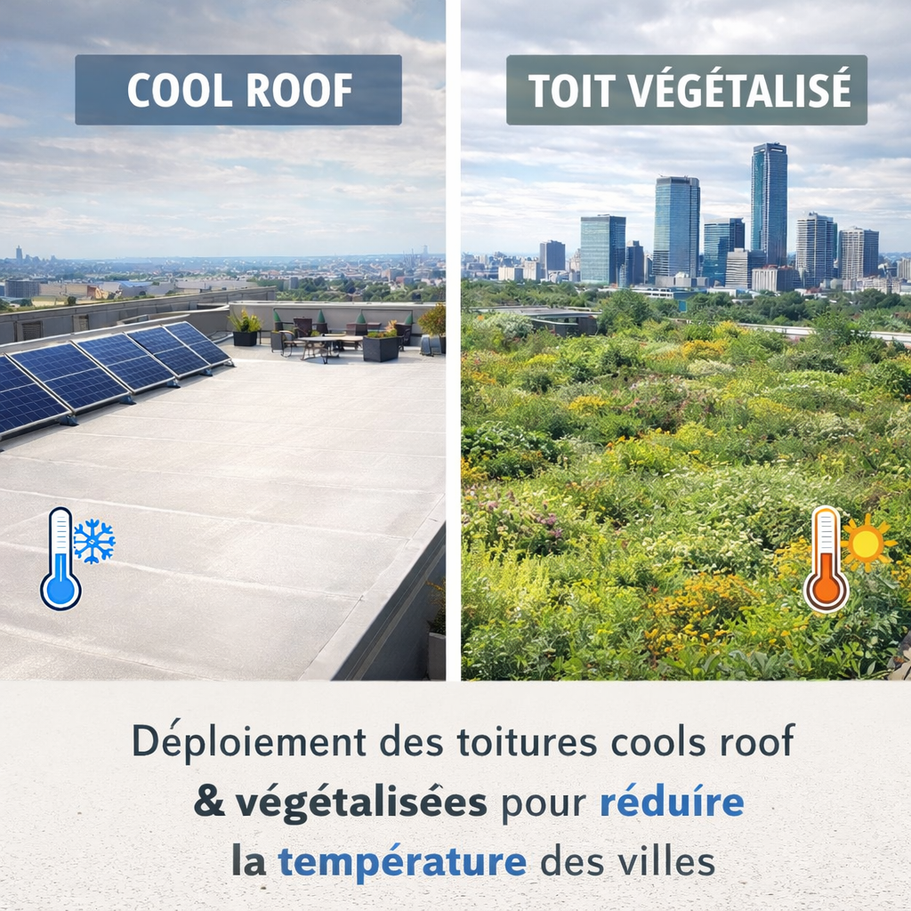 Cool Roof VS Toit Végétale